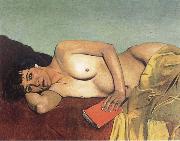 Felix  Vallotton Reading Abandoned oil painting reproduction
